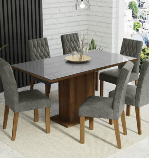 Mesa de Jantar 6 Cadeiras
